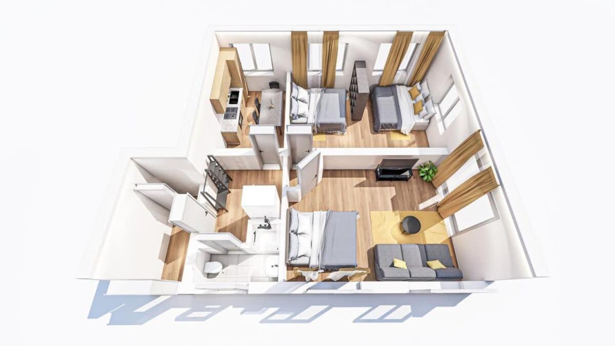 Beautiful 2 Bedroom Apartment Incl Parking Гамбург Экстерьер фото